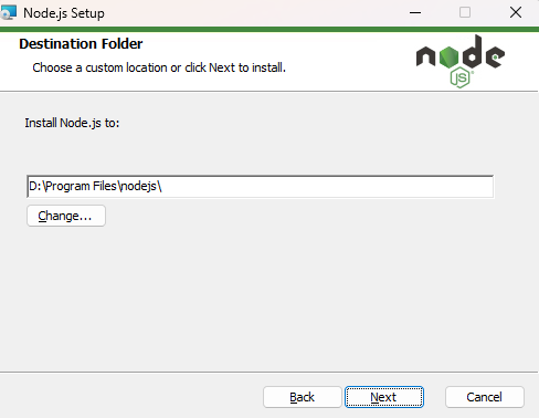 Node.js 自定义安装路径
